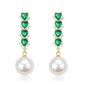 10-11mm Freshwater Pearl & Isolde Earrings