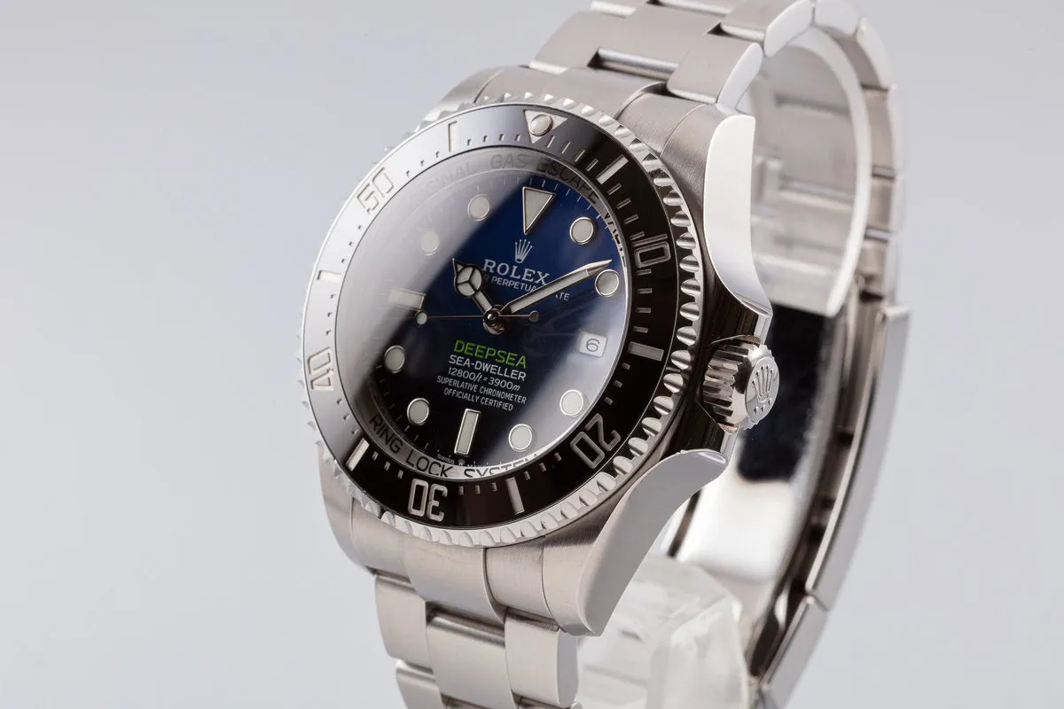 2019 Rolex Deep Sea-Dweller 126660 "James Cameron" with Box and Card