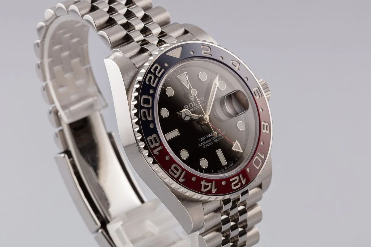 2019 Rolex GMT-Master II 126710BLRO with Box and Card