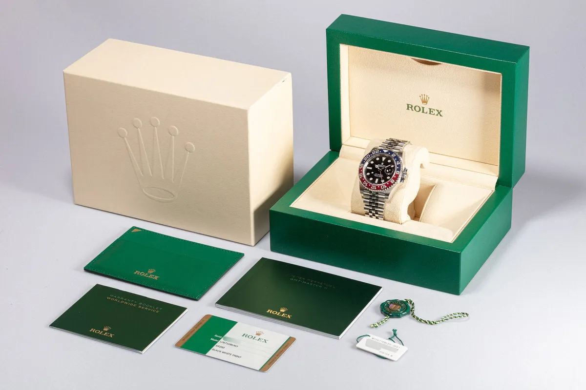 2019 Rolex GMT-Master II 126710BLRO with Box and Card