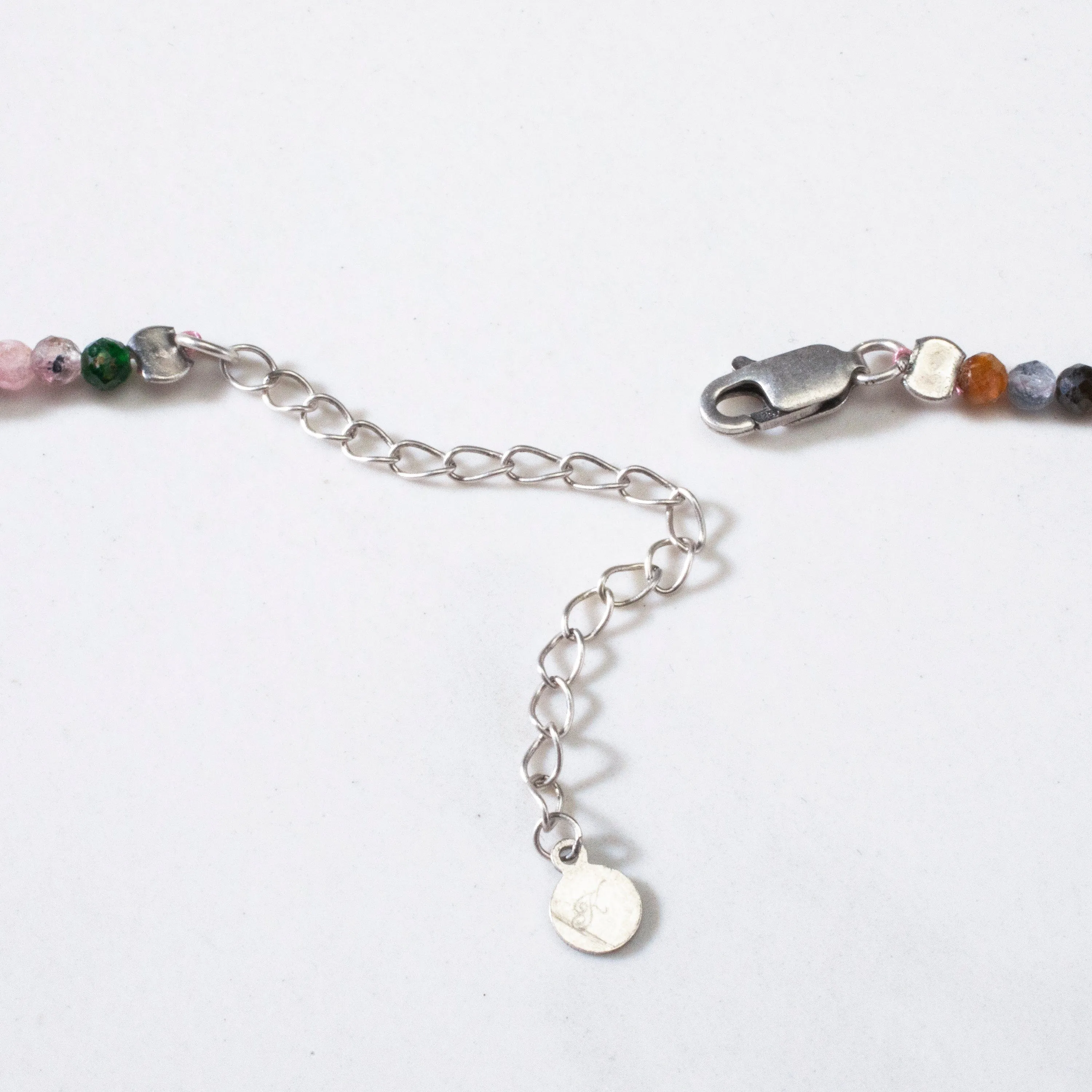 3mm Tourmaline Faceted 31" Necklace / Multi Wrap Bracelet