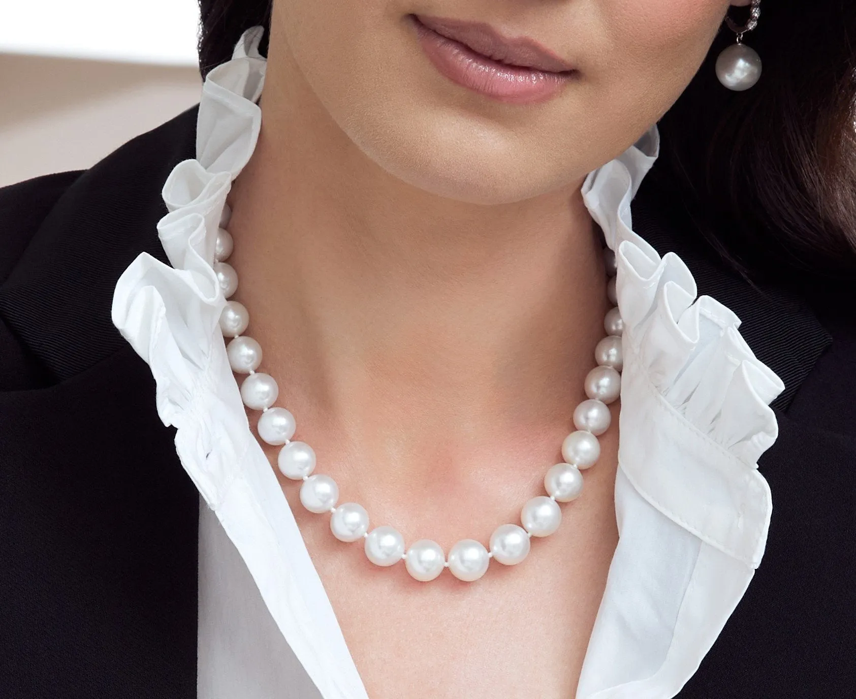 8-10mm White South Sea Pearl Necklace - AAAA Quality