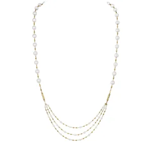 Akoya Pearl Magnet Necklace Multi-Wear as Bracelet