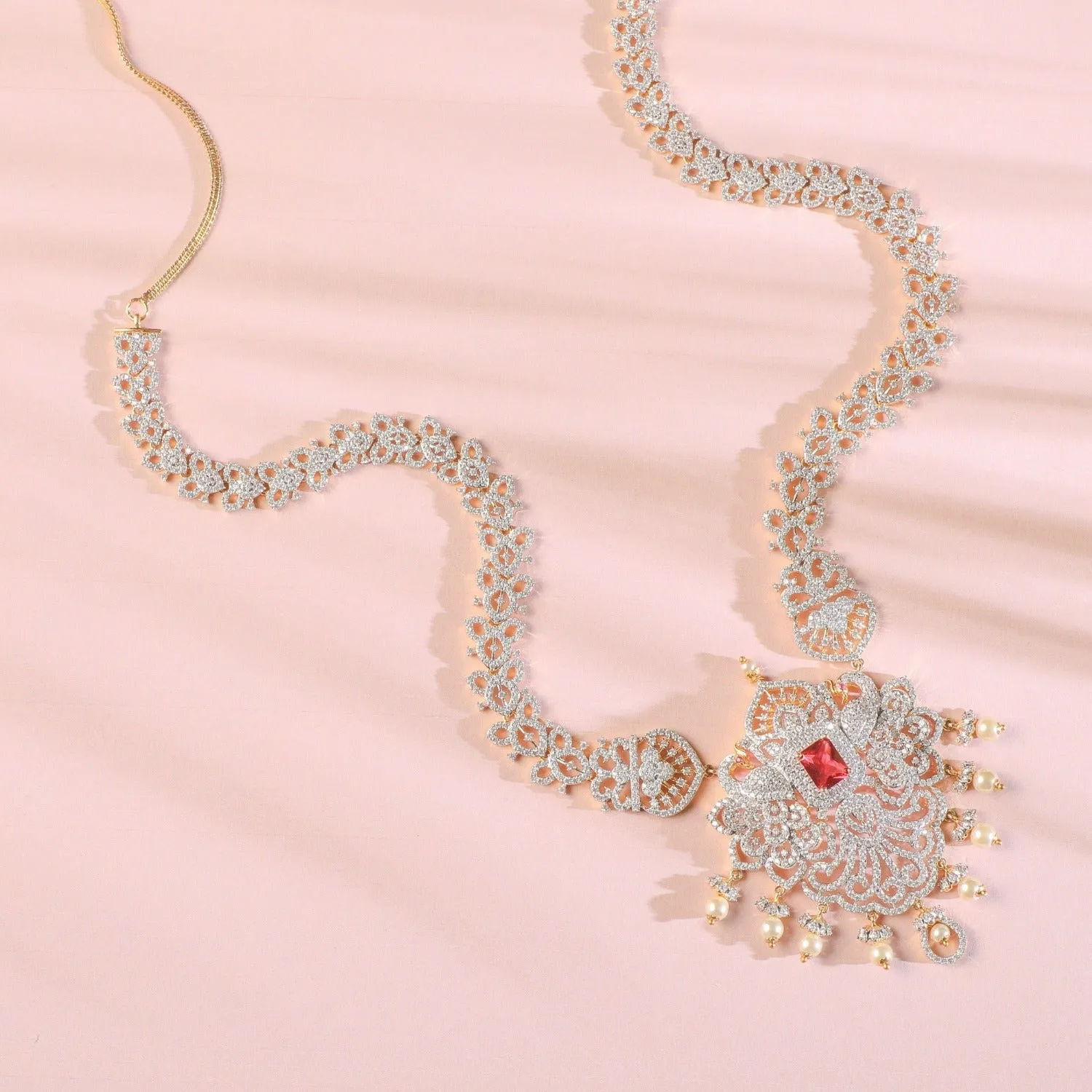 Anchita Nakshatra CZ Necklace Set