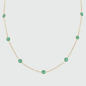 Antibes Chrysoprase & Gold Vermeil Necklace