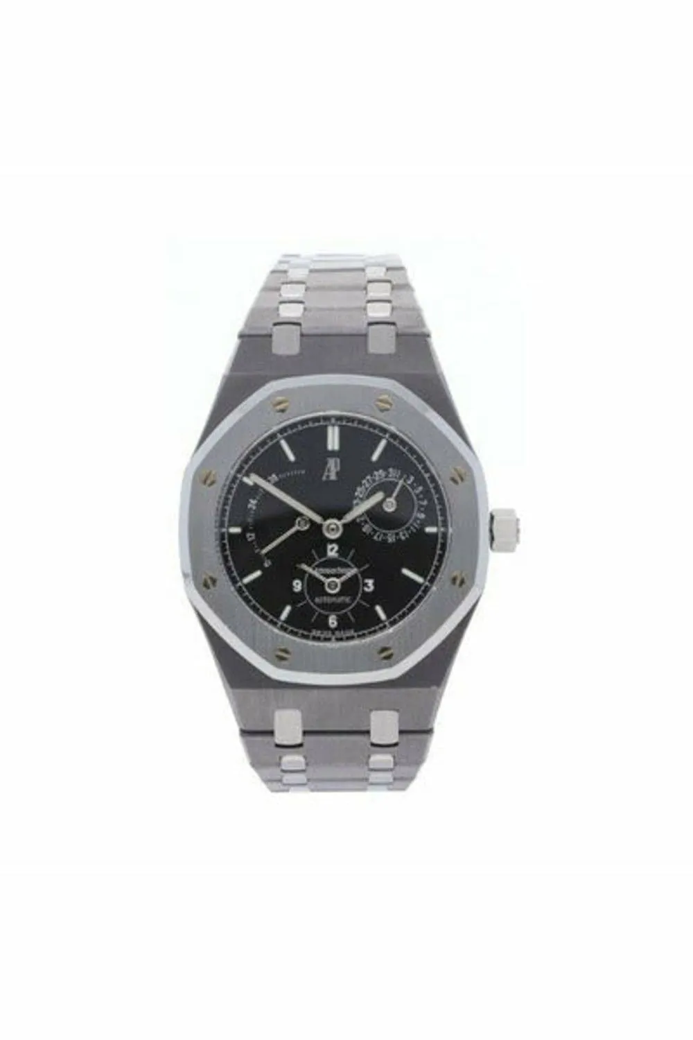 audemars piguet royal oak dual time 36mm tantalum men's watch 25730tt.oo.0789tt.04