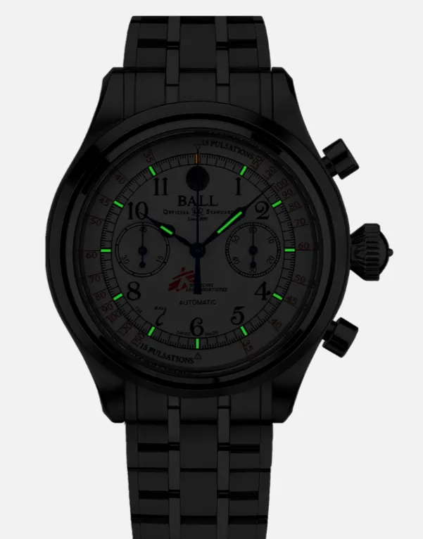 Ball Trainmaster Pulsemeter Chronograph MSF CM1052D