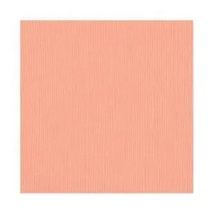 Bazzill Mono Cardstock 12In x 12in - Coral Cream