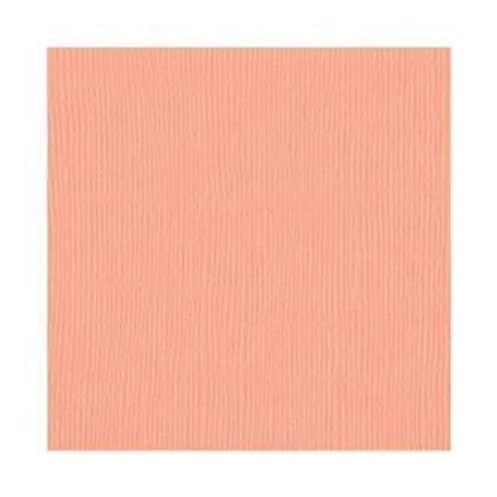 Bazzill Mono Cardstock 12In x 12in - Coral Cream