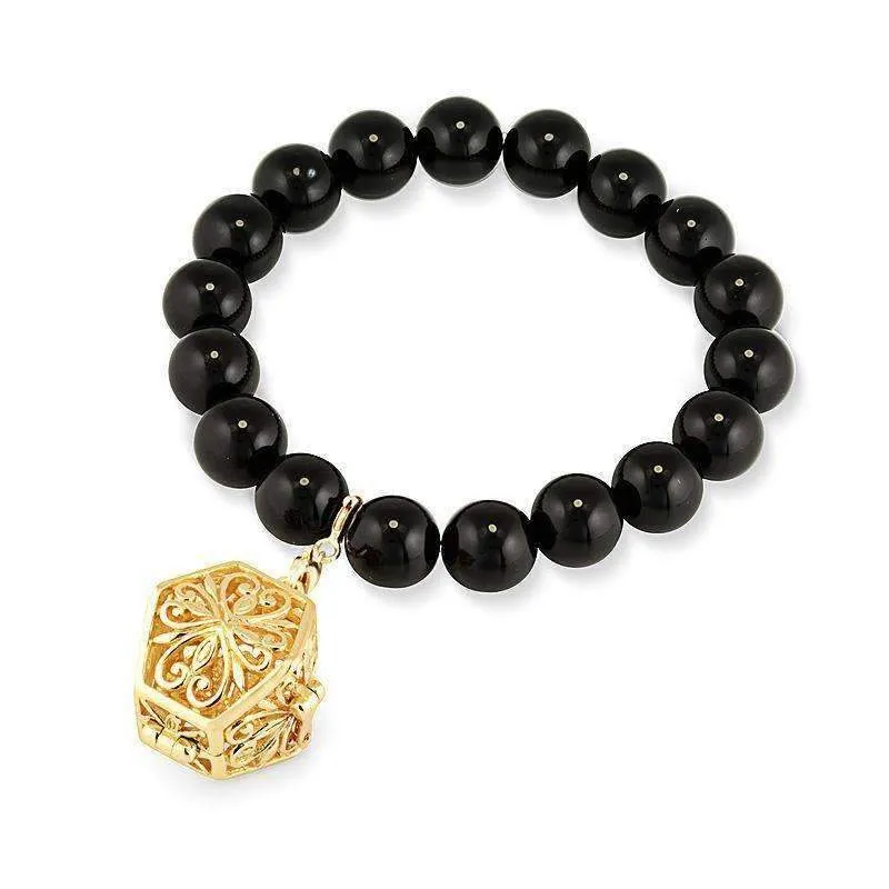 Bead Perfumed Bracelet - Eternity Gold