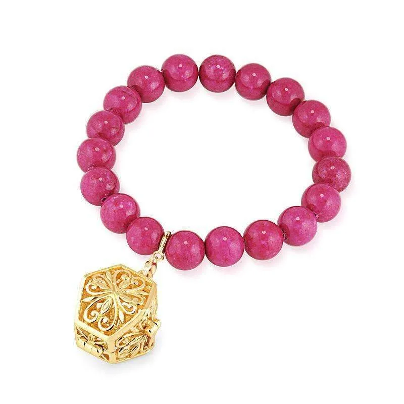 Bead Perfumed Bracelet - Eternity Gold