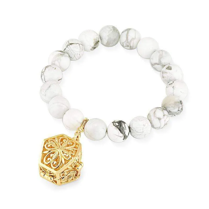 Bead Perfumed Bracelet - Eternity Gold