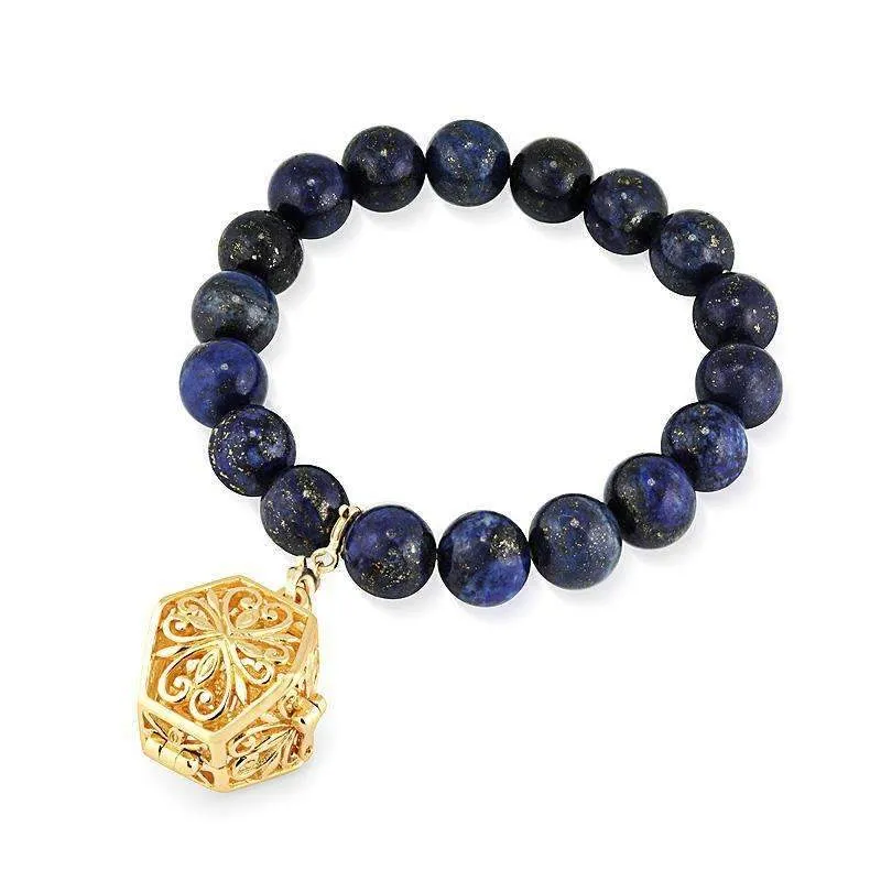 Bead Perfumed Bracelet - Eternity Gold