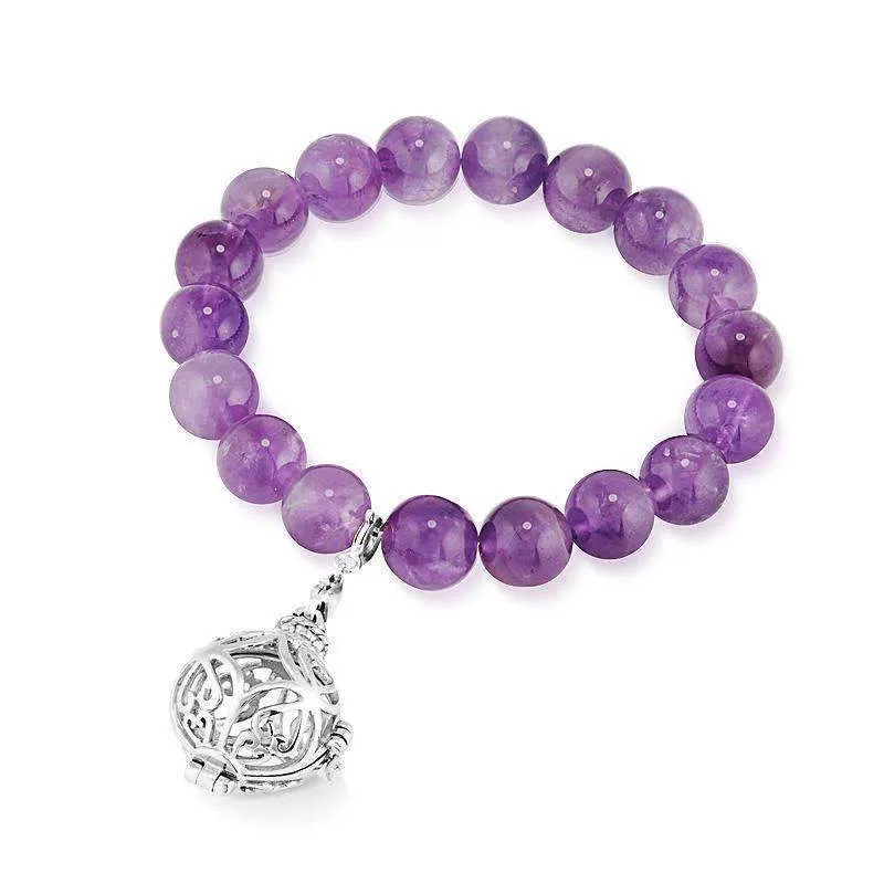 Bead Perfumed Bracelet - Prosperity Silver