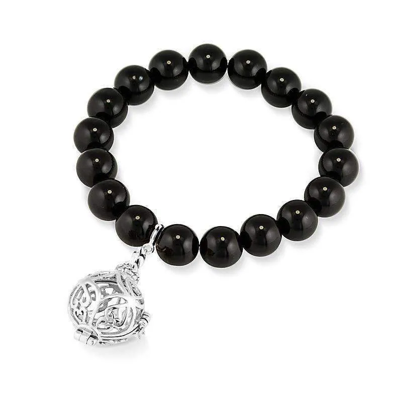 Bead Perfumed Bracelet - Prosperity Silver