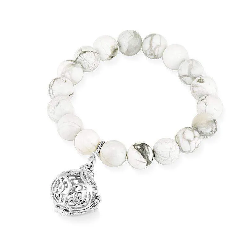 Bead Perfumed Bracelet - Prosperity Silver