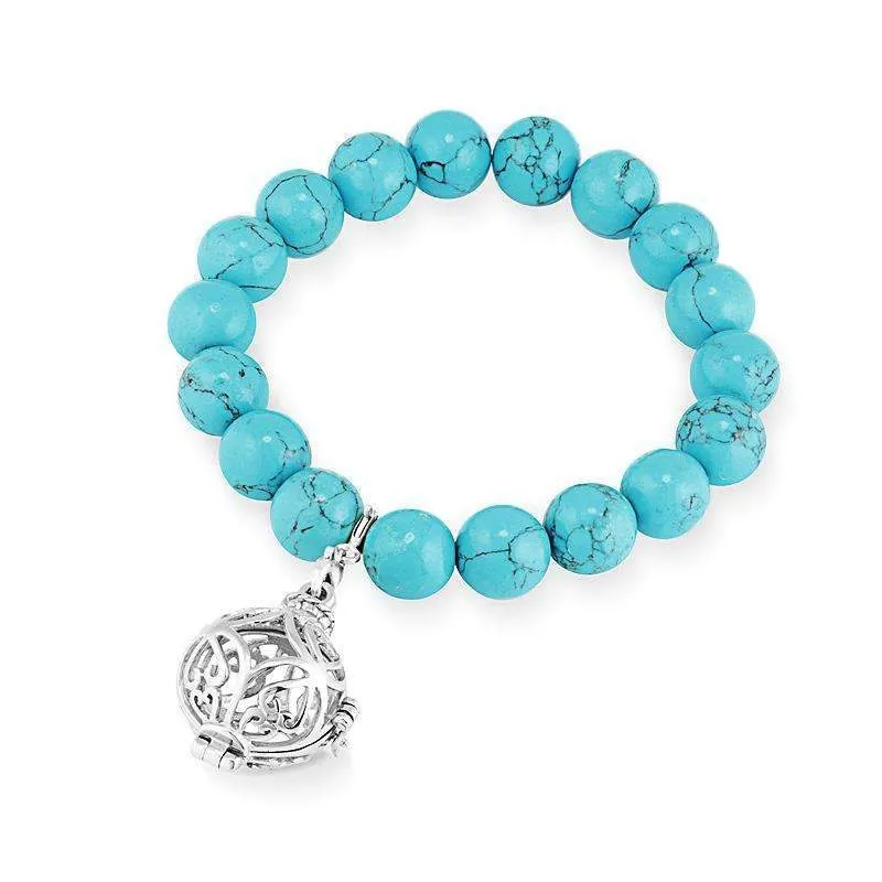 Bead Perfumed Bracelet - Prosperity Silver