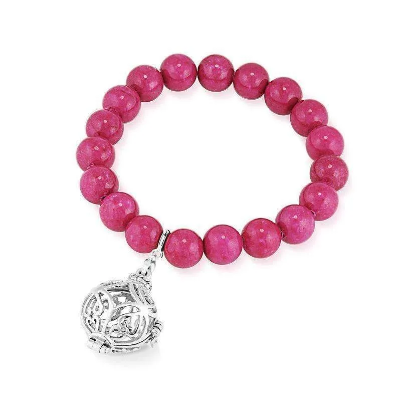 Bead Perfumed Bracelet - Prosperity Silver