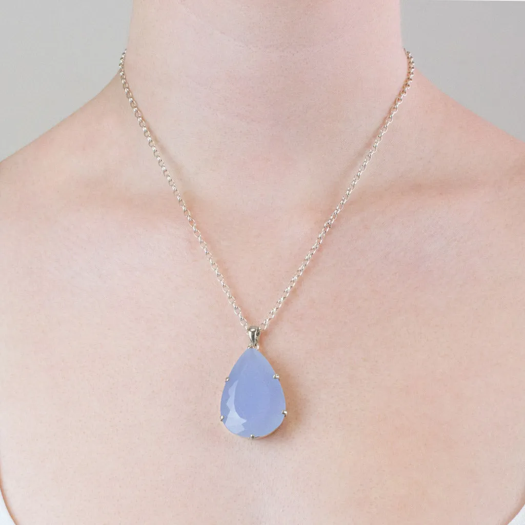 Blue Chalcedony Necklace