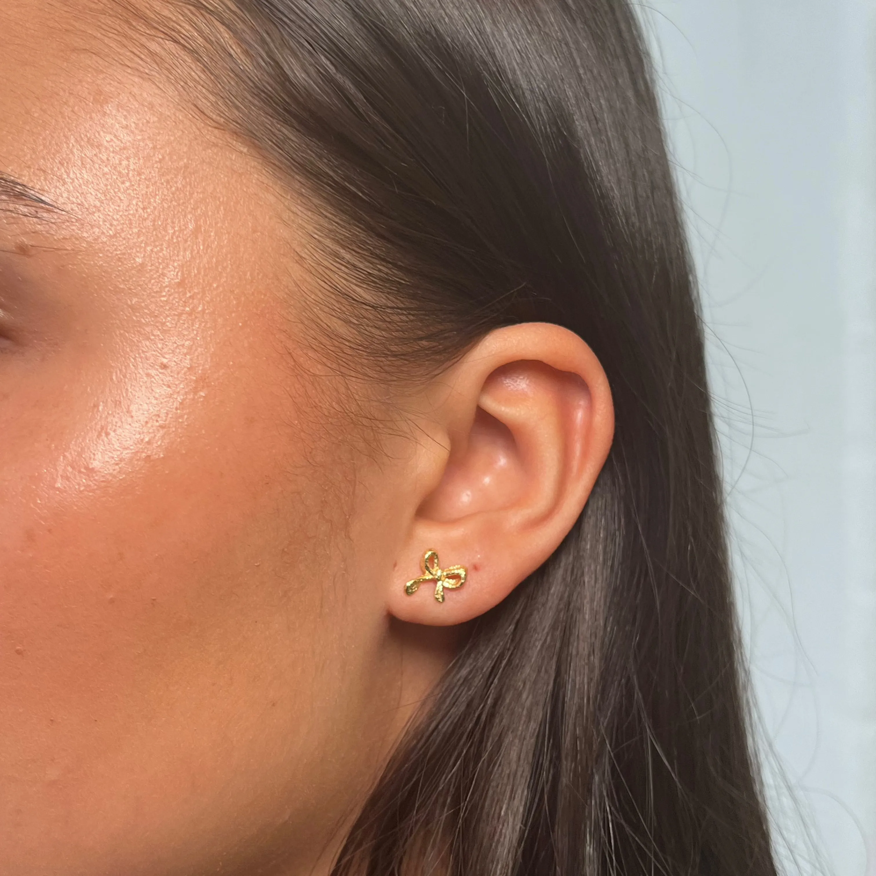 Bowie Gold Studs