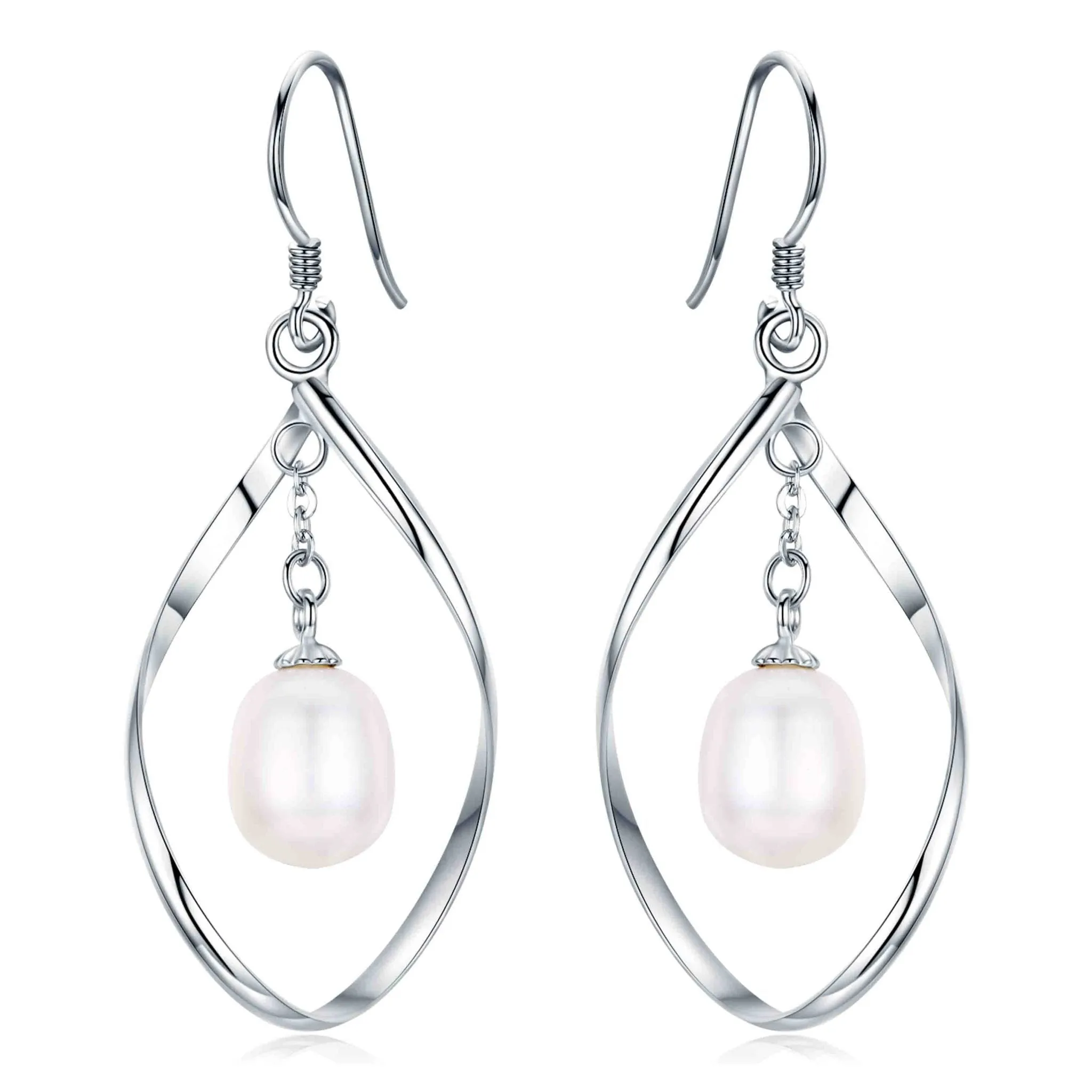 Center of the Universe Pearl Earrings