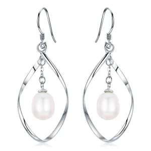 Center of the Universe Pearl Earrings