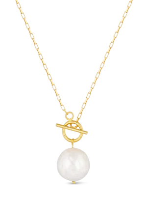 CHANTRA PEARL CHAIN NECKLACE