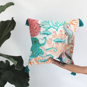 Coral Sea Cushion