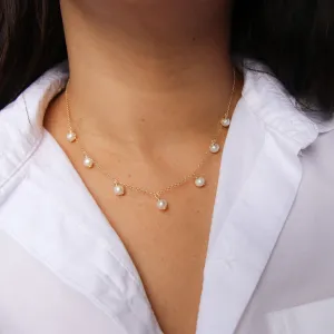 Dainty  Pearls  Necklace