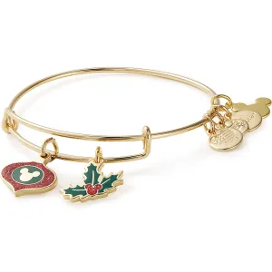 Disney® Mickey Mouse Ornament   Holly Charm Bangle