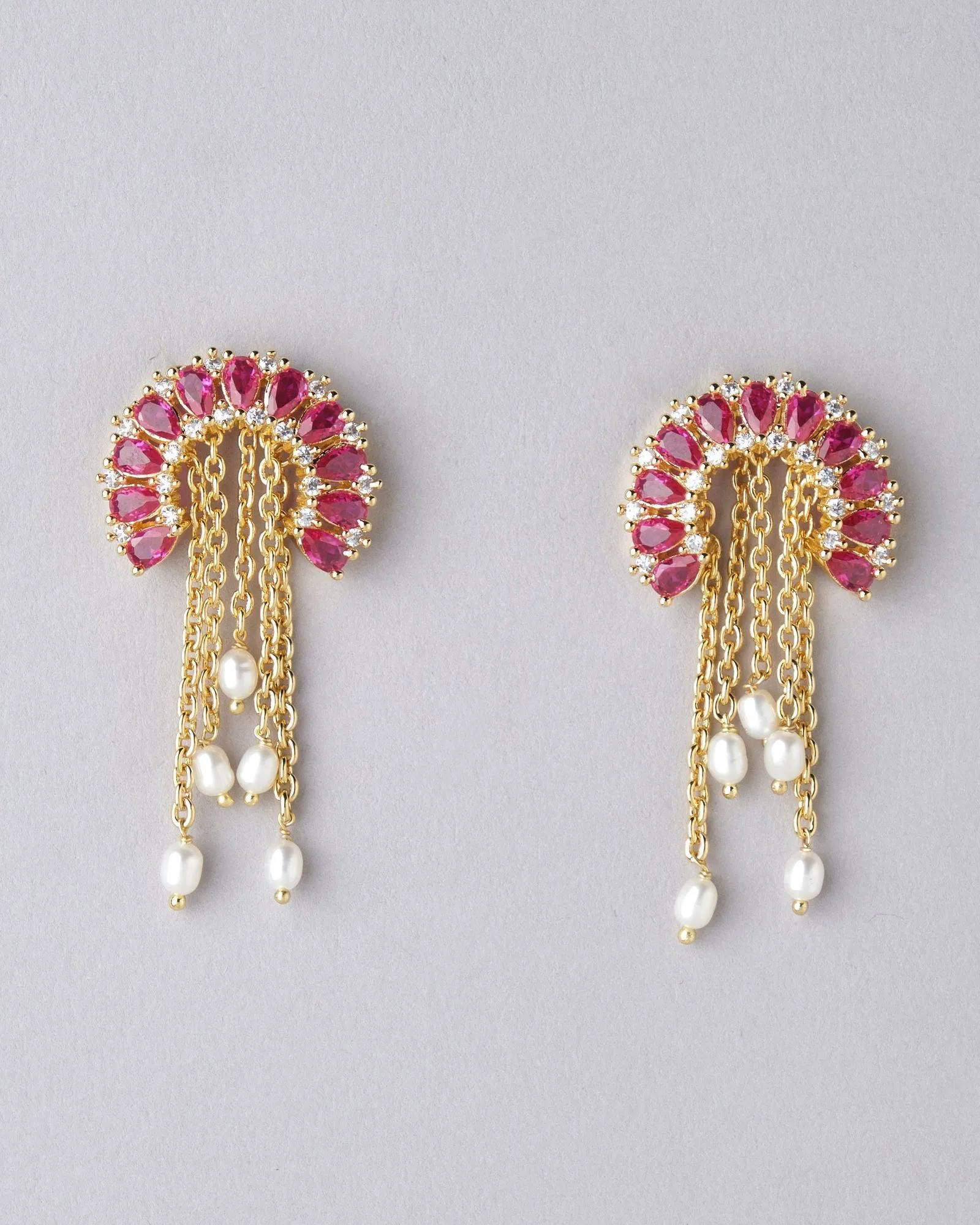 Fasionable Golden Hanging Jhumka