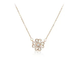 Flower Mother of Pearl Necklace