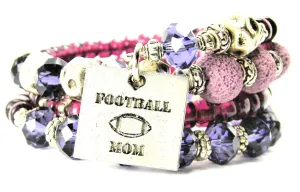 Football Mom Multi Wrap Bracelet