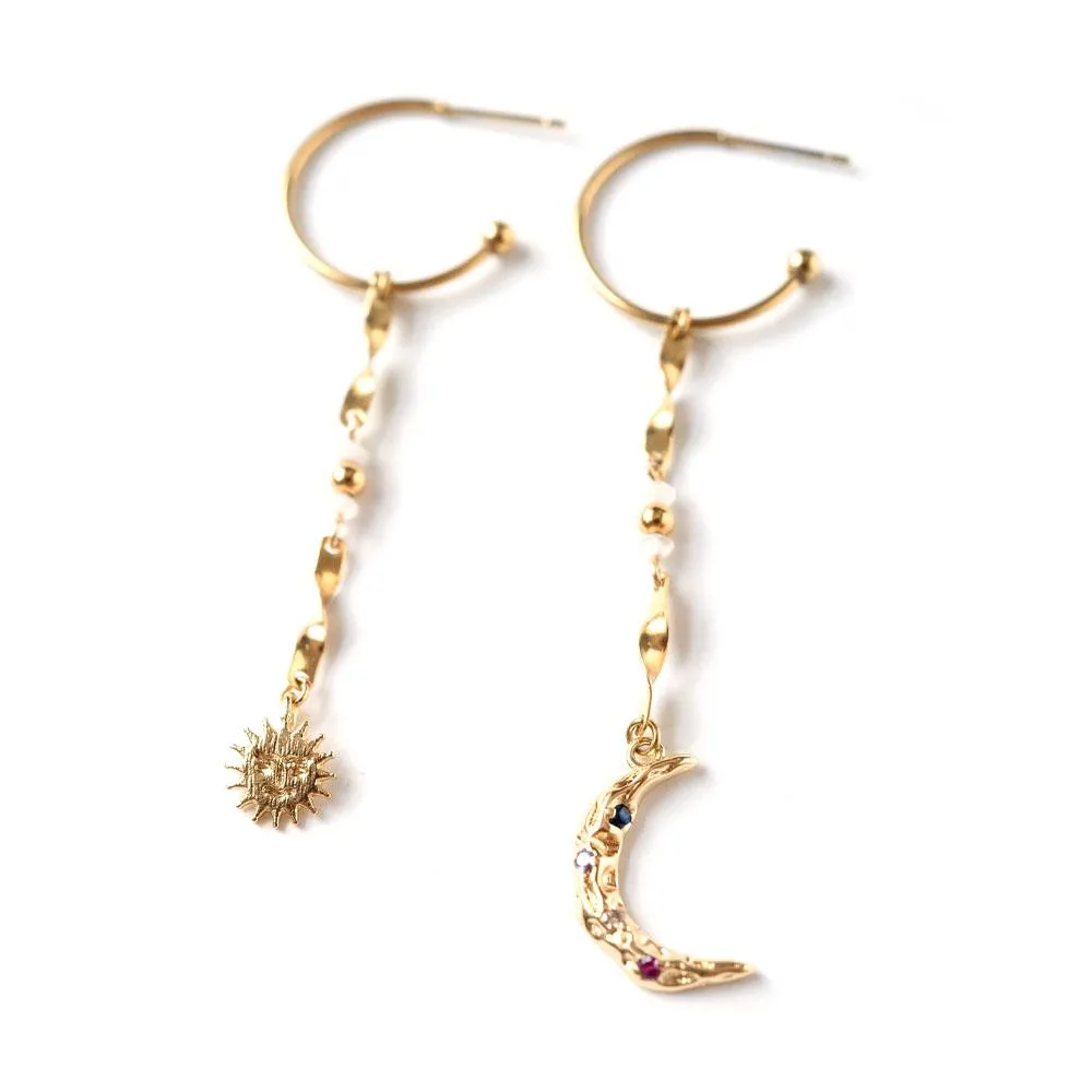 Gold Minuit Hoops