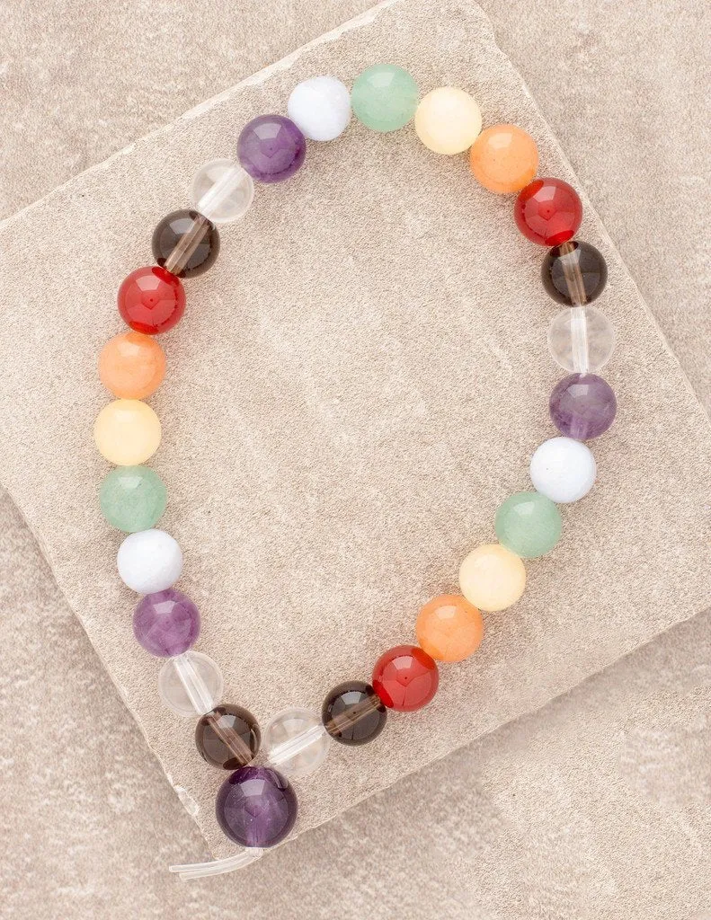 High Energy Chakra Wrist Mala