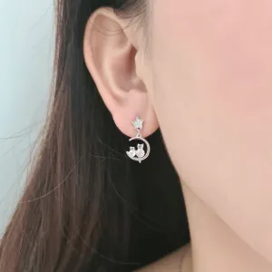 Kitty Earrings 925 Silver