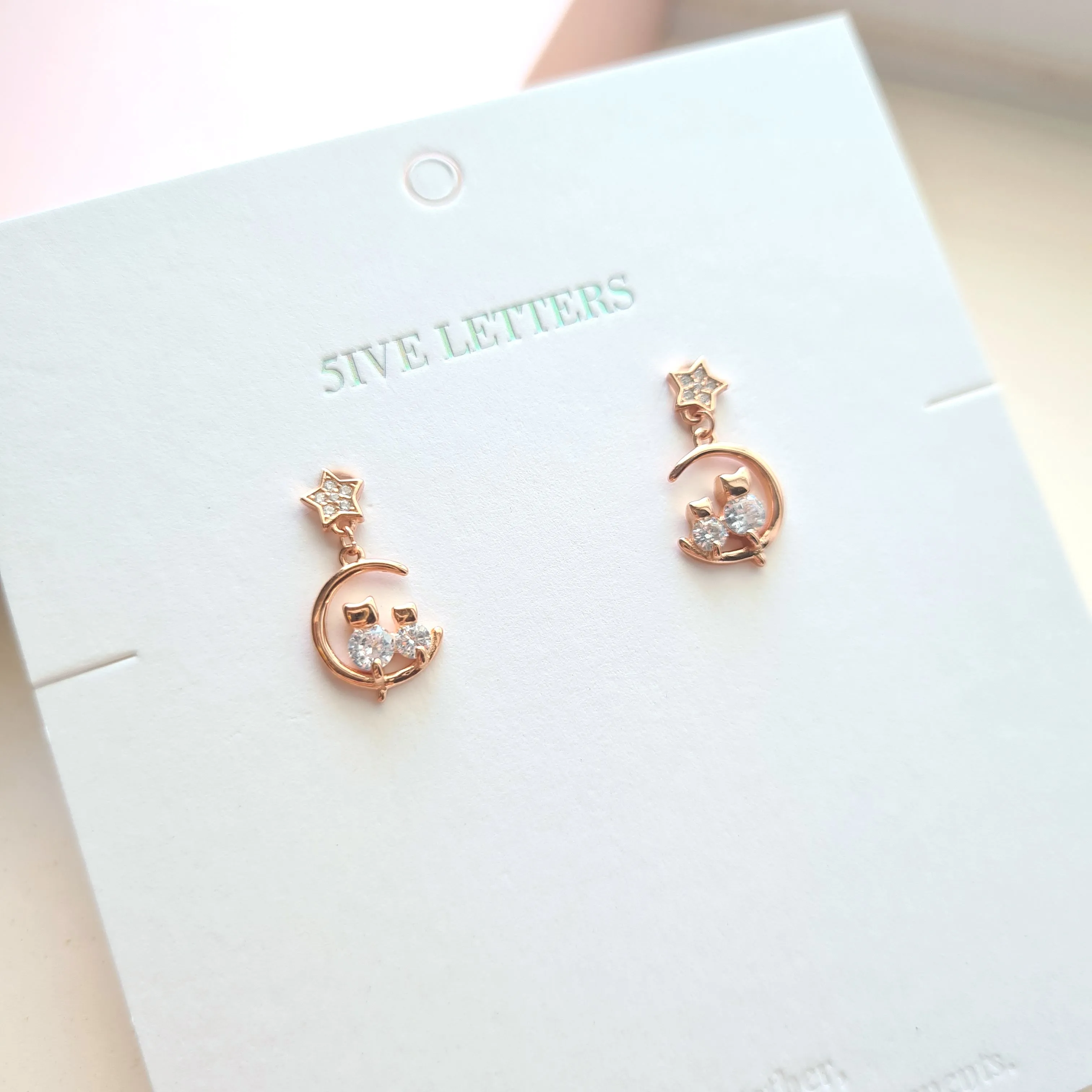 Kitty Earrings 925 Silver