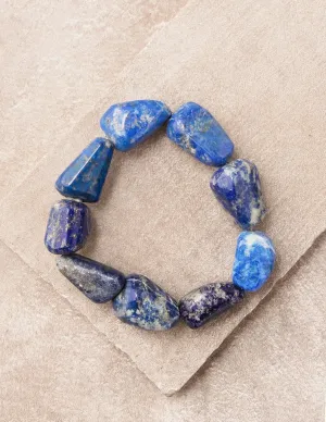 Lapis Bead Bracelet