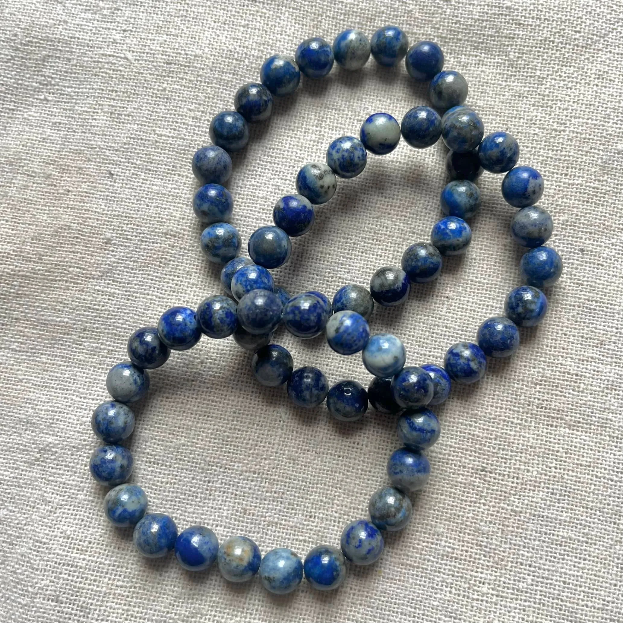 Lapis Lazuli 8mm Beaded Bracelet - Inner Truth