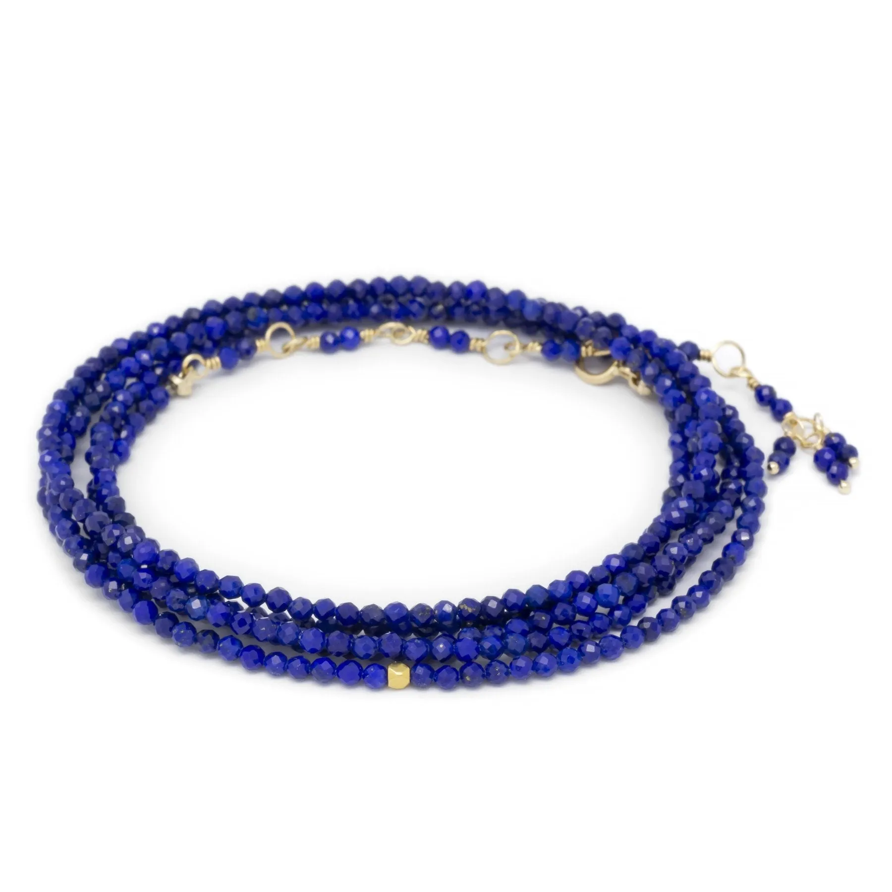 Lapis Wrap Bracelet