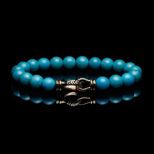 Laurel 18k Gold Turquoise Beaded Bracelet