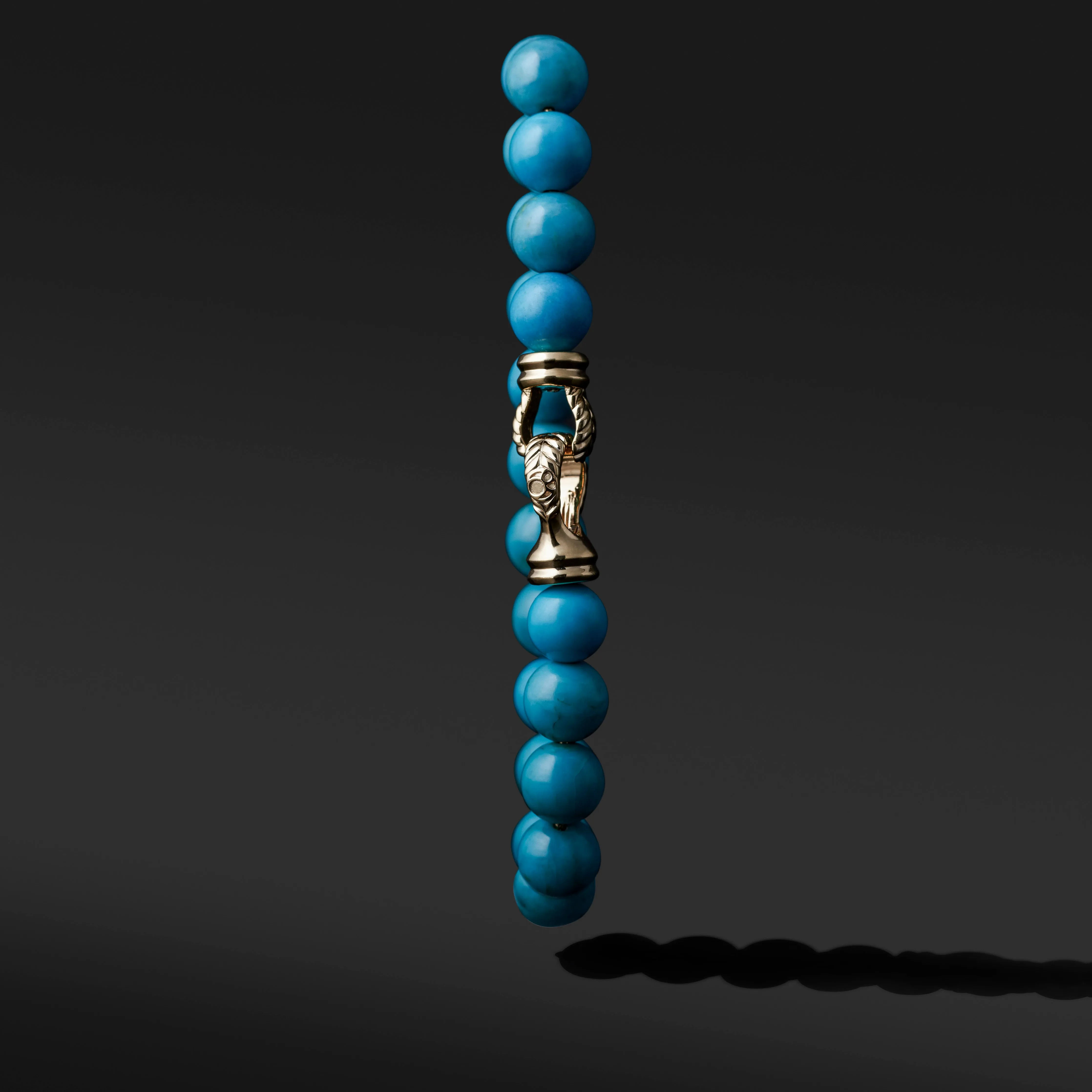 Laurel 18k Gold Turquoise Beaded Bracelet