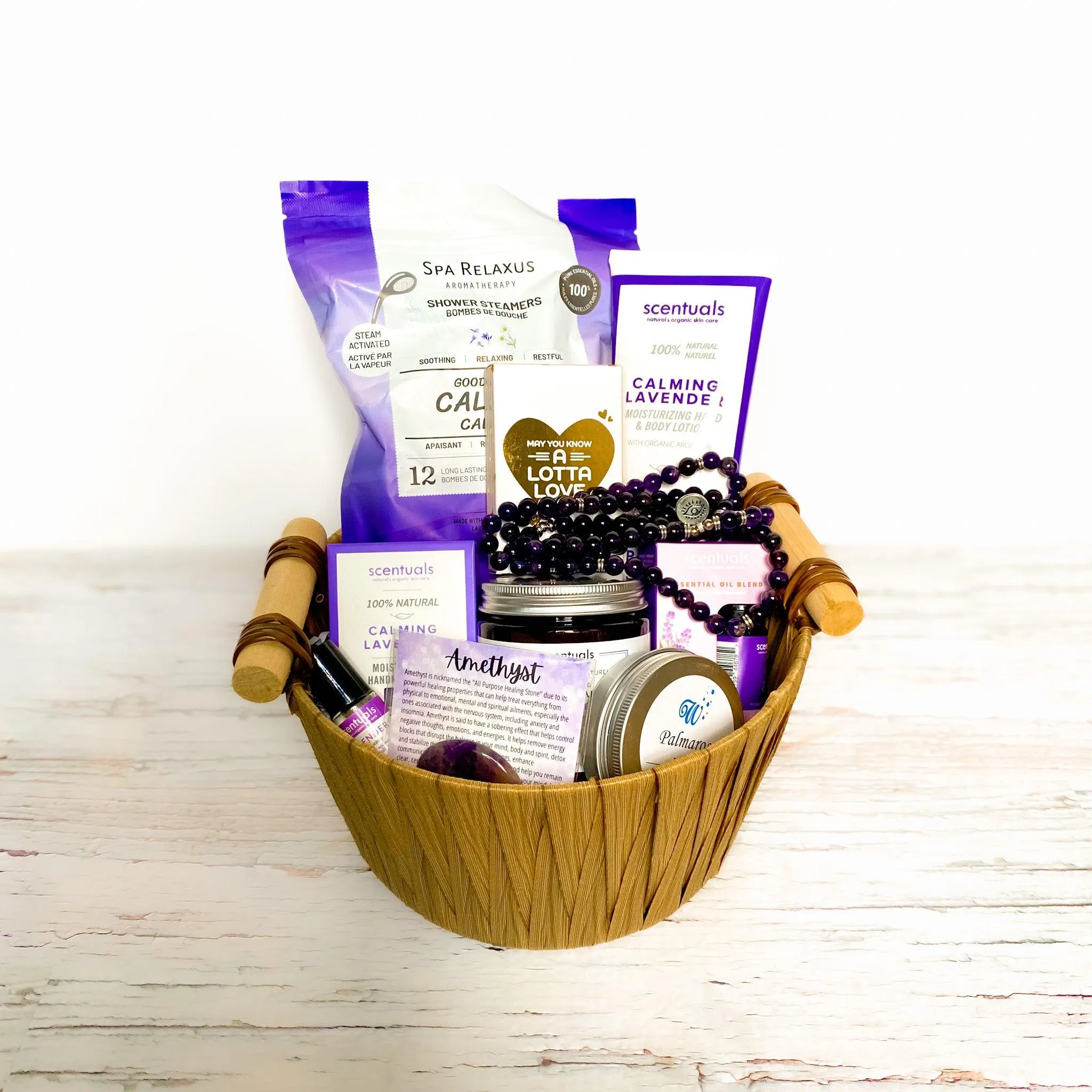 Lavender Lullaby Wellness Basket – The Ultimate Relaxation and Self-Care Gift