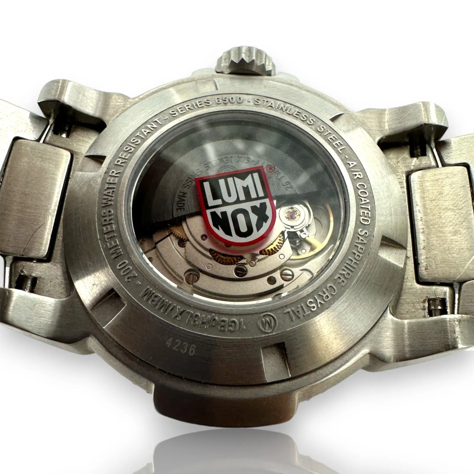 Luminox Modern Mariner 6500 49mm Stainless Steel Watch Box Papers