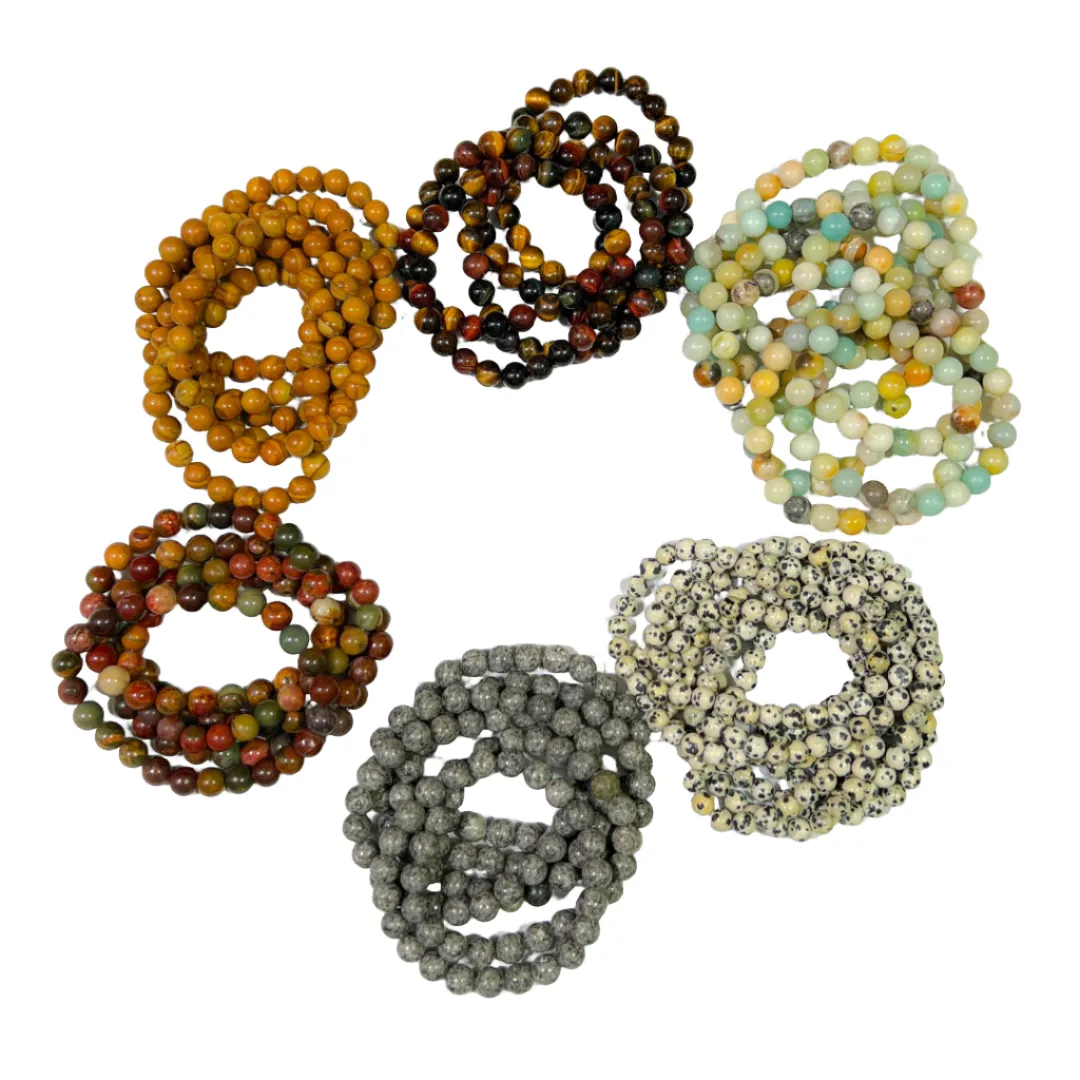 Natural Stone Beaded Bracelets | Various