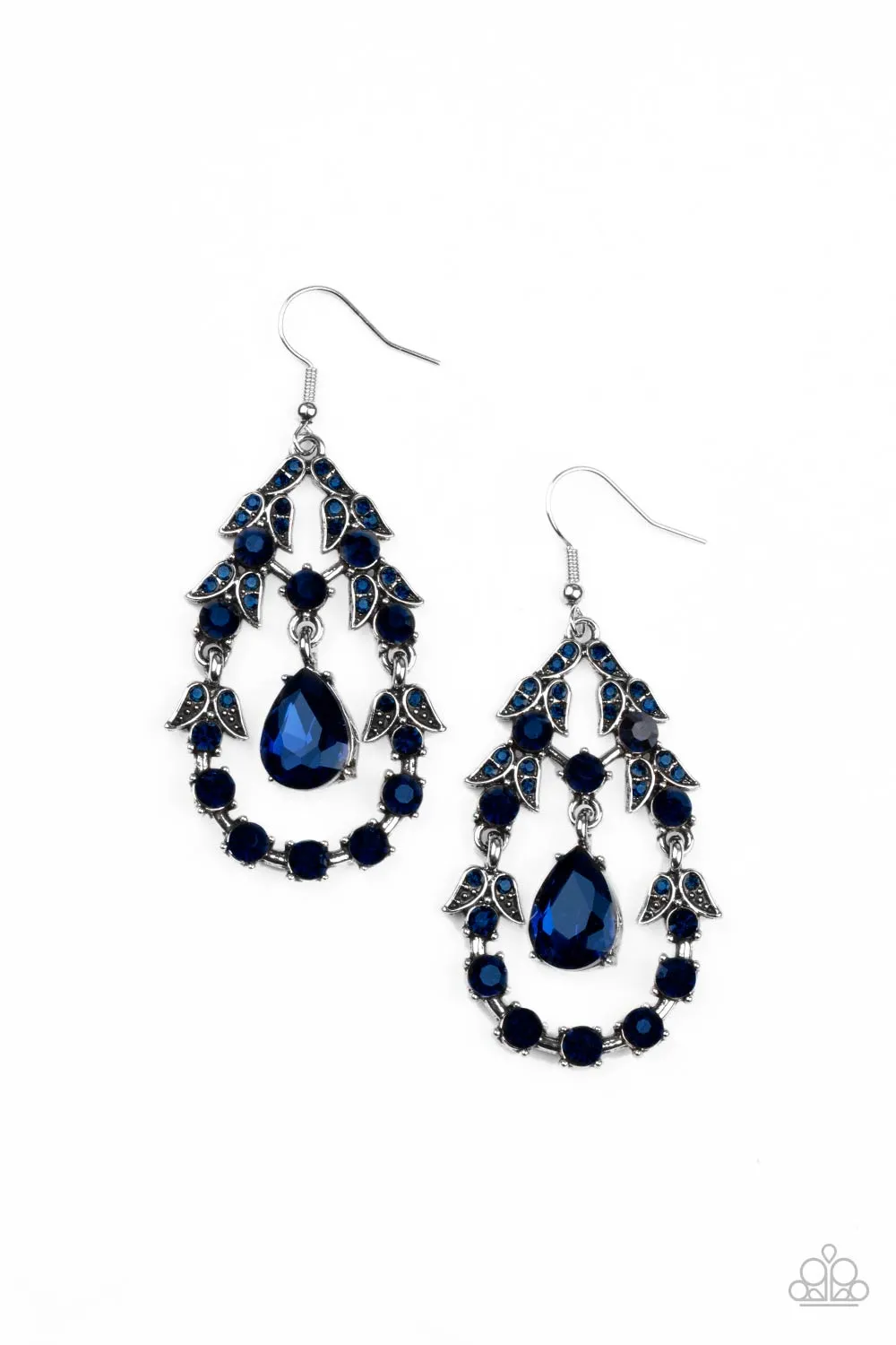 Paparazzi Garden Decorum Earrings Blue