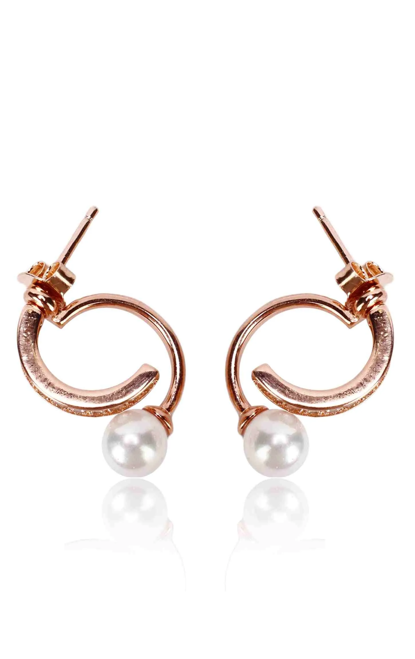 Pearl Drop Earring Rose gold