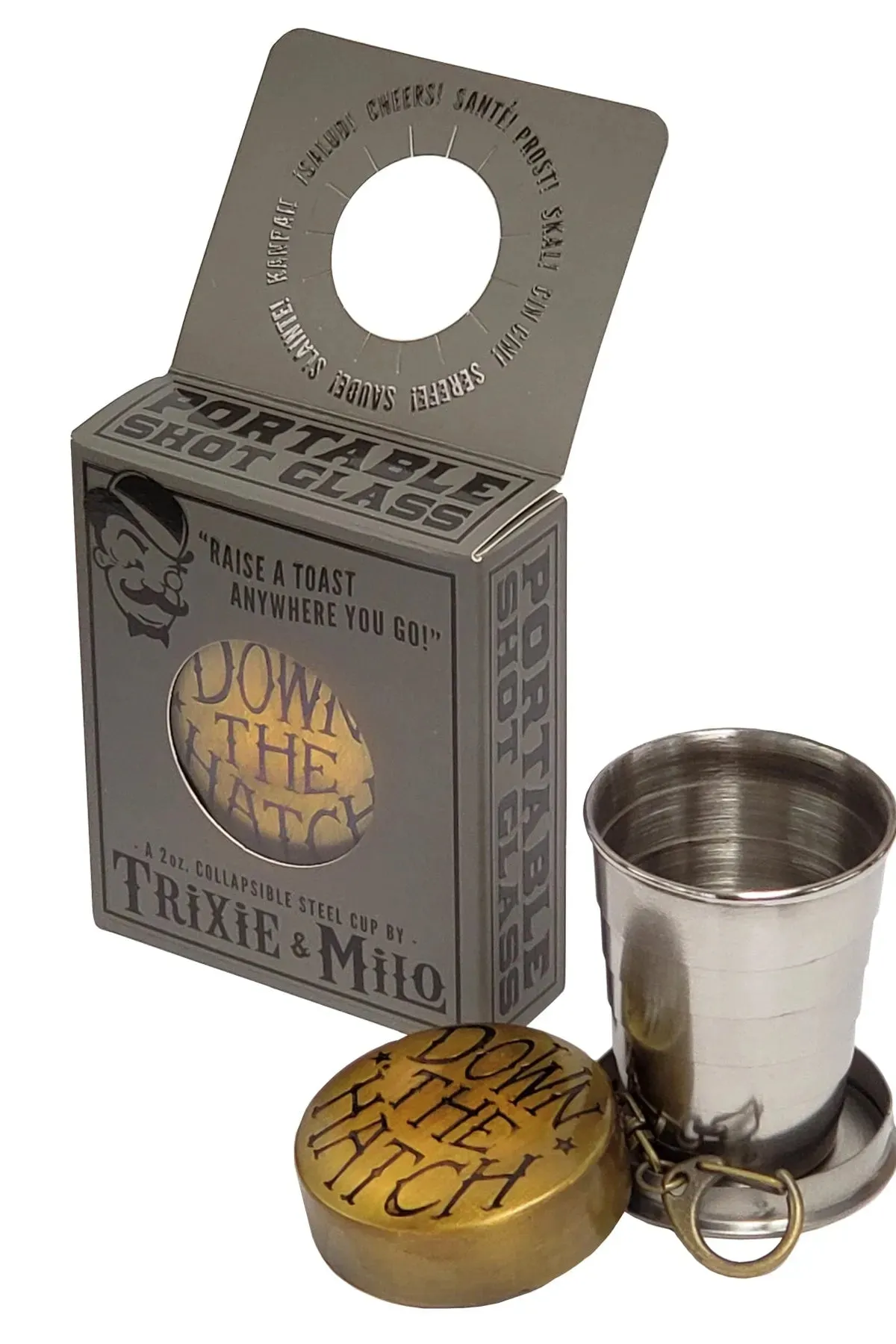 Portable Shot Glass- Down the Hatch