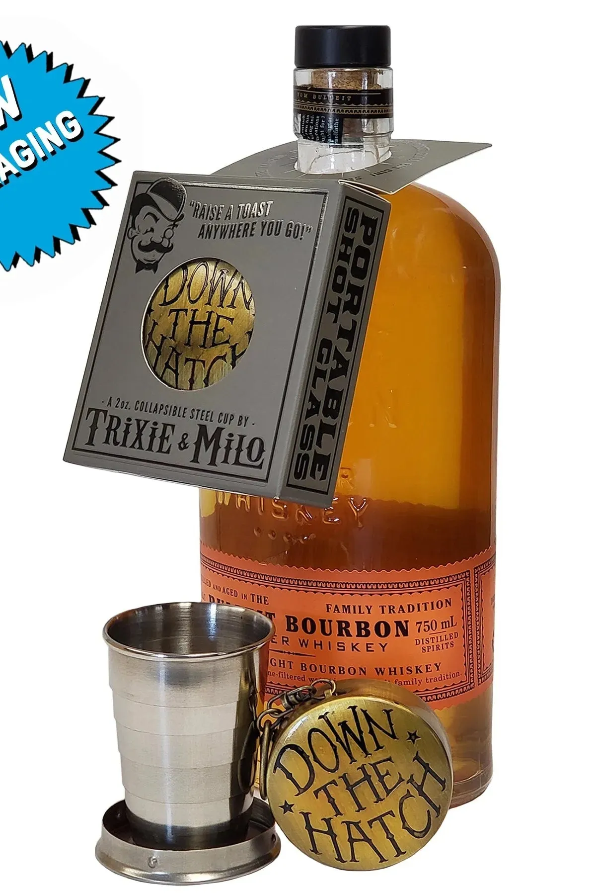 Portable Shot Glass- Down the Hatch