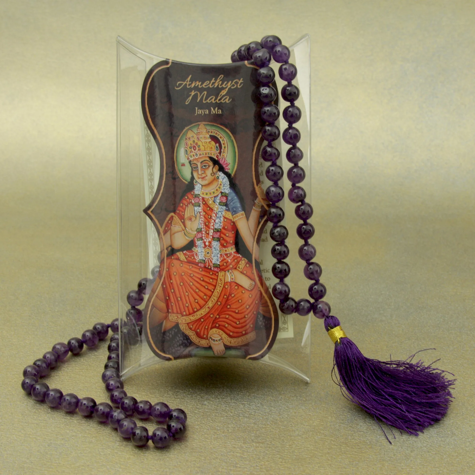 Prayer Mala Beads - Amethyst - 108 Prayer Beads